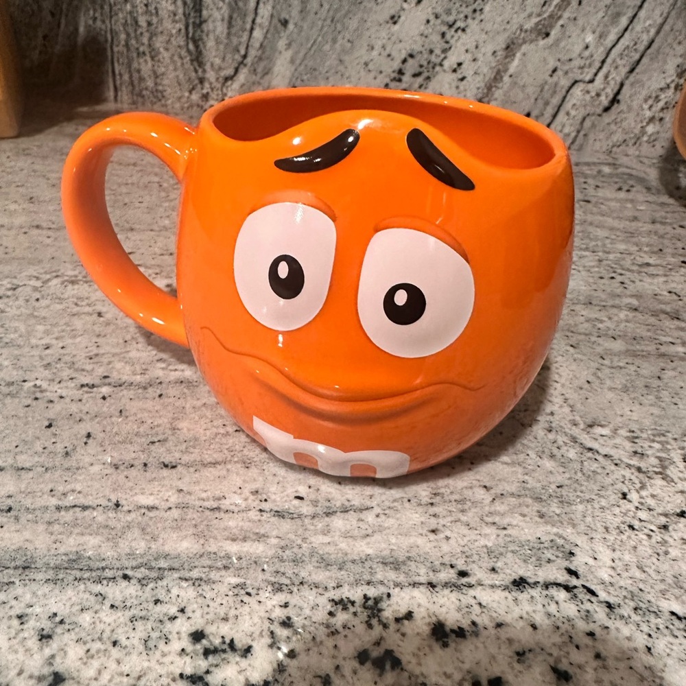 Orange M&M Character Mug